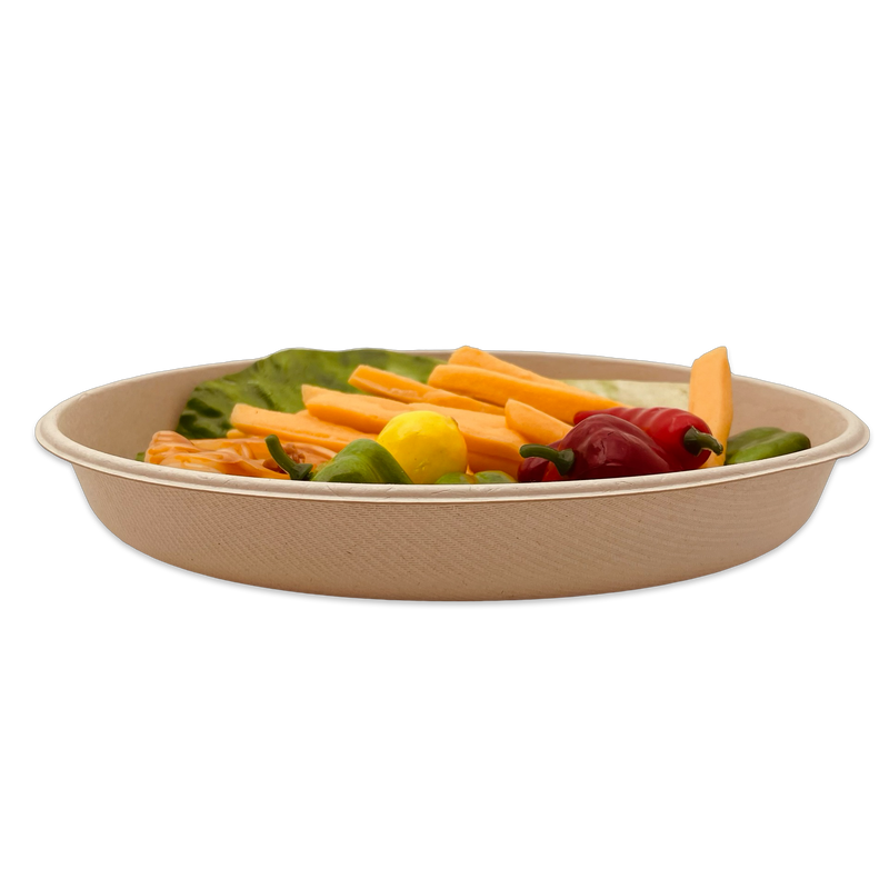 26OZ Bagasse Oval Bowl