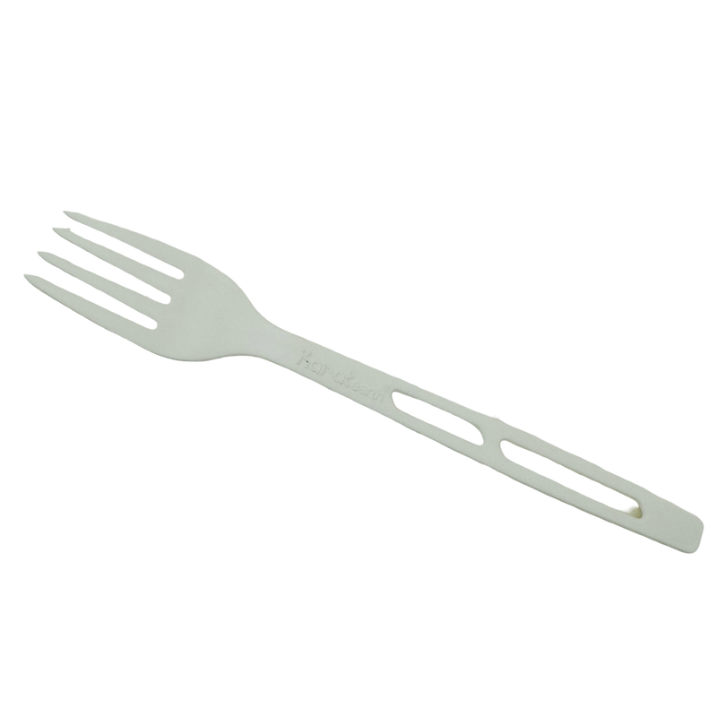 Compostable Fork Heavy Weight Wrapped CPLA